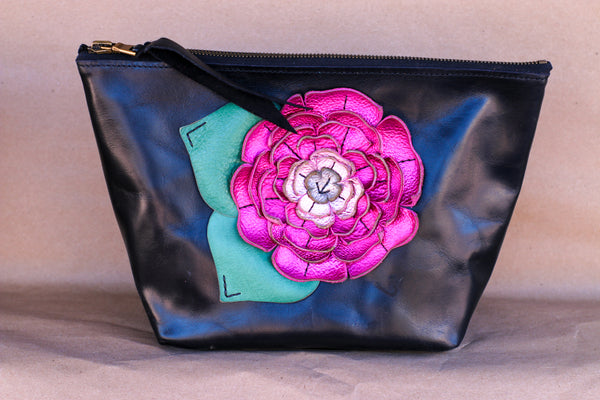 Leather Makeup Bag