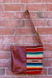 Leather & Serape Handbag