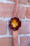 Leather Flower Headstall