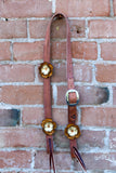 Leather Flower Headstall