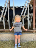 'Eat Beef Drink Milk' Toddler Unisex Fit Tee